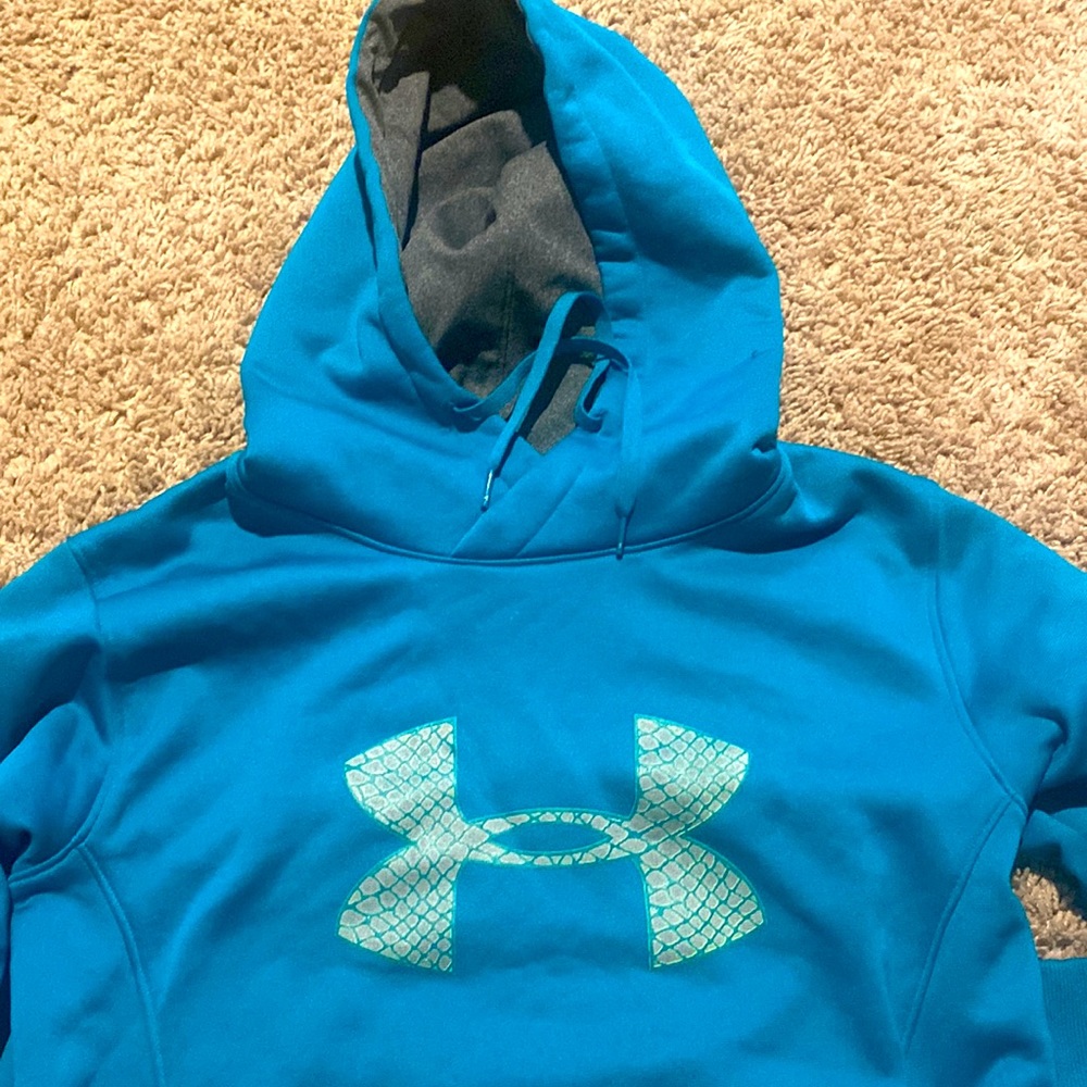 Womens UA Teal Hoodie